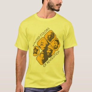 T-shirts Cores unidas da revolução