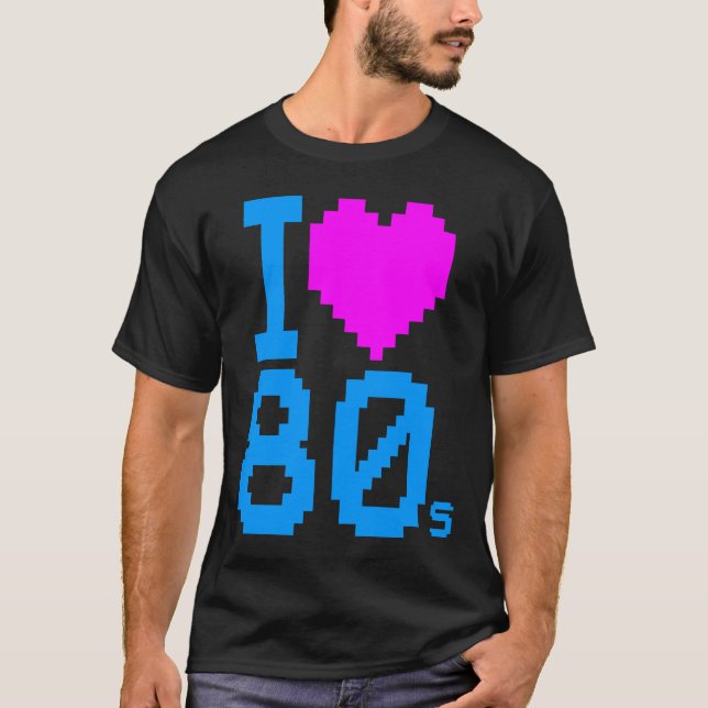 T-shirts Corey Tiger 80s Retro I Love 80s Shirt (Frente)