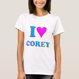 T-shirts COREY TIGER Anos 80 Retro EU AMO COREY