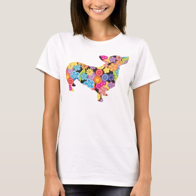 T-shirts Corgi de Galês do Pembroke (Frente)