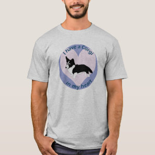T-shirts Corgi em meu coração 2