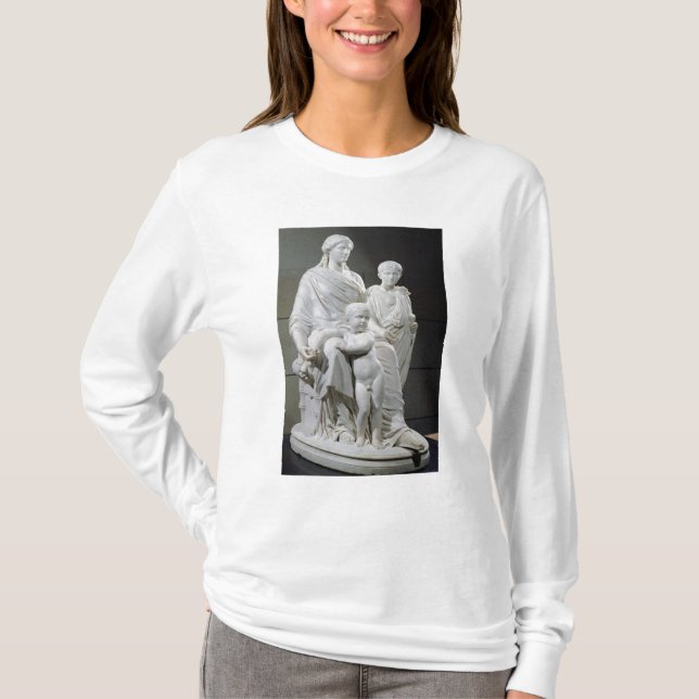 T-shirts Cornelia, mãe dos dois irmãos de Gracchi (Frente)