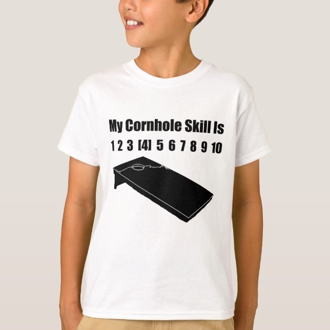 T-shirts Cornhole engraçado (Frente)