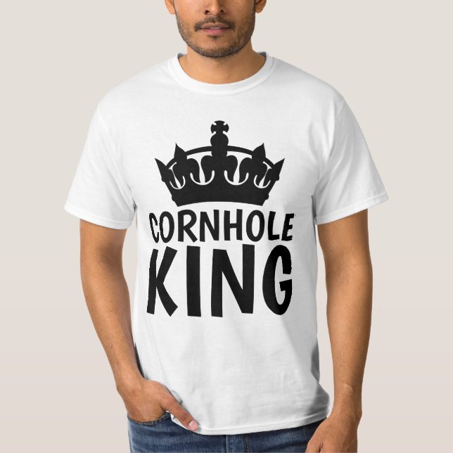 T-shirts CORNHOLE KING (Frente)