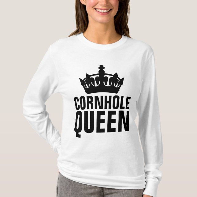 T-Shirts CORNHOLE RAINHA (Frente)