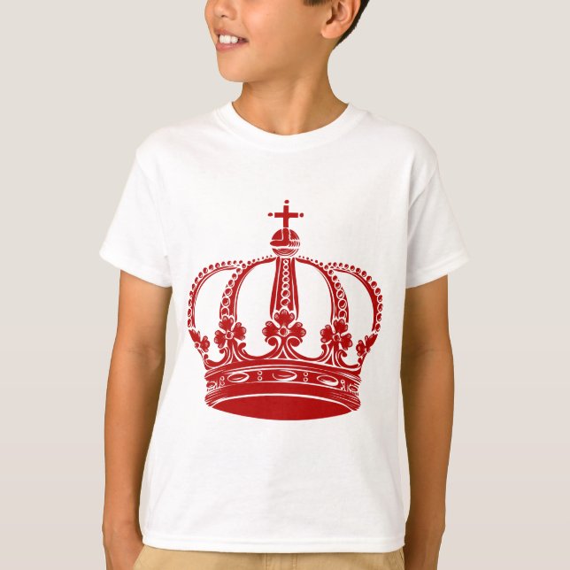 T-shirts Coroa Real 02 - Ruby Red (Frente)