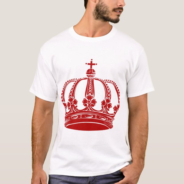 T-shirts Coroa Real 02 - Ruby Red (Frente)