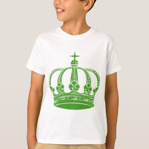 T-shirts Coroa real 02 - verde do abacate