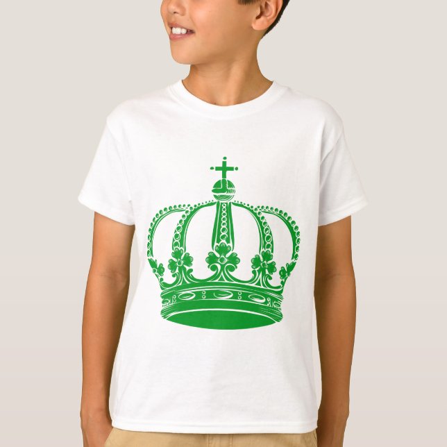 T-shirts Coroa Real 02 - Verde-Grama (Frente)