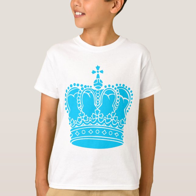 T-shirts Coroa Real - Céu (Frente)