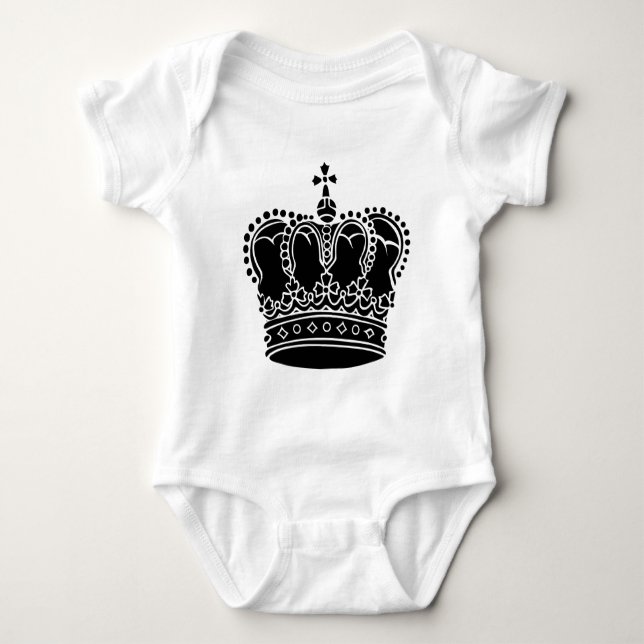 T-shirts Coroa Real - Preto (Frente)