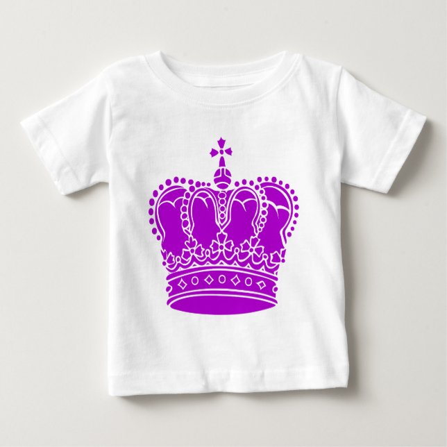 T-shirts Coroa Real - Roxo (Frente)