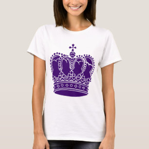 T-shirts Coroa Real - Roxo Profundo