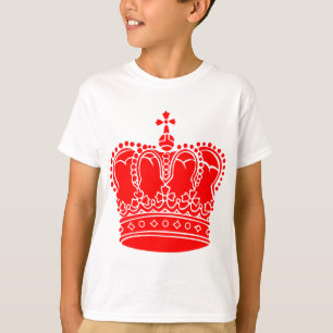 T-shirts Coroa Real - Vermelho