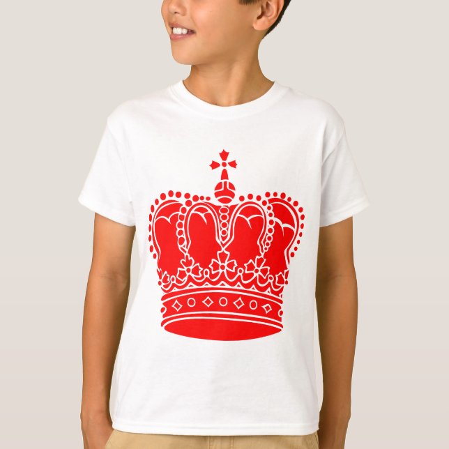 T-shirts Coroa Real - Vermelho (Frente)