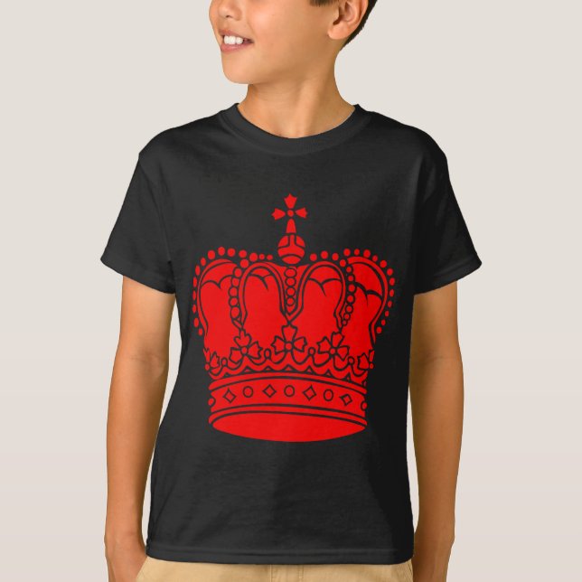 T-shirts Coroa Real - Vermelho (Frente)