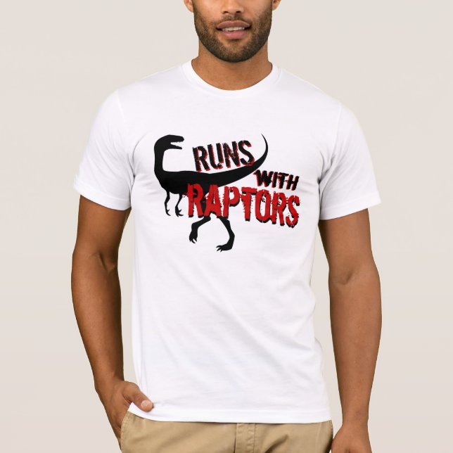 T-shirts CORRE com RAPTORS (Frente)