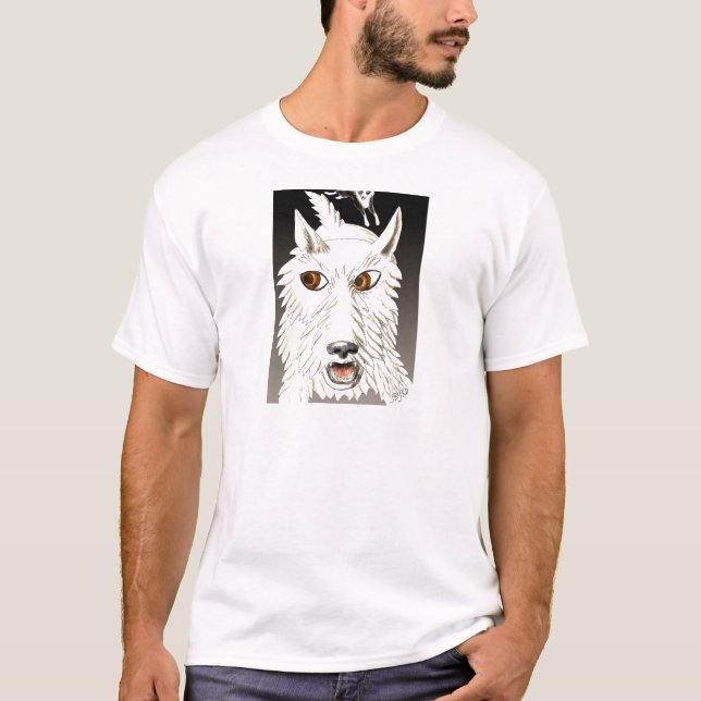 T-shirts Corredor de Westie (Frente)