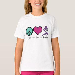 T-shirts Corredor do amor da paz