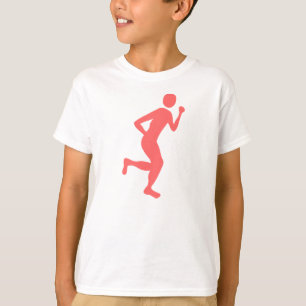 T-shirts Corredor (homem) - rosa tropical