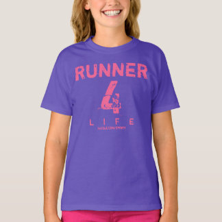 T-shirts Corredora 4 Vida - Rosa