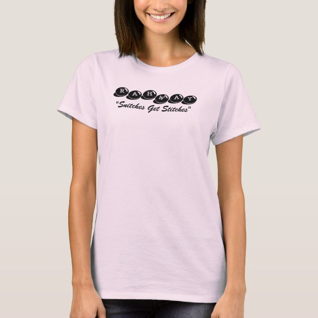 T-shirts Correia de espaguetes das senhoras (Frente)