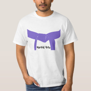 T-shirts Correia do roxo das artes marciais