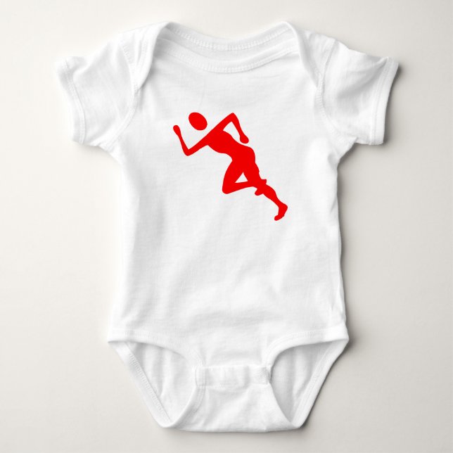 T-shirts Correndo - Vermelho (Frente)