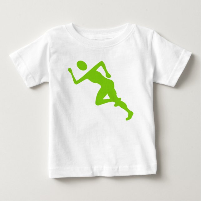 T-shirts Corrente - Verde marciano (Frente)
