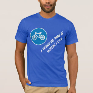 T-shirts Correr de bicicleta