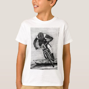 T-shirts Corrida de bicicleta de montanha