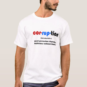 T-SHIRTS CORRUPÇÃO