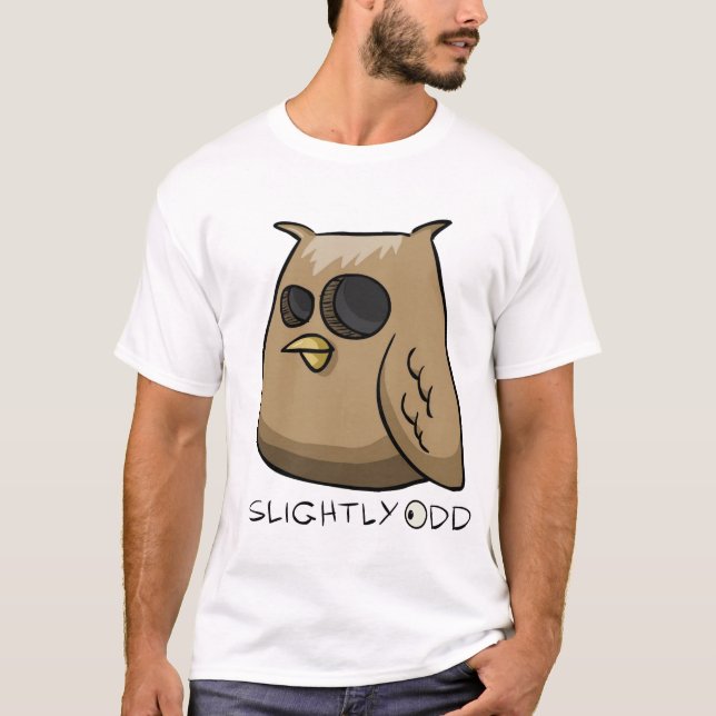 T-shirts Coruja de noite (Frente)