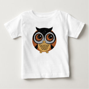 T-shirts Coruja do brilho do falso