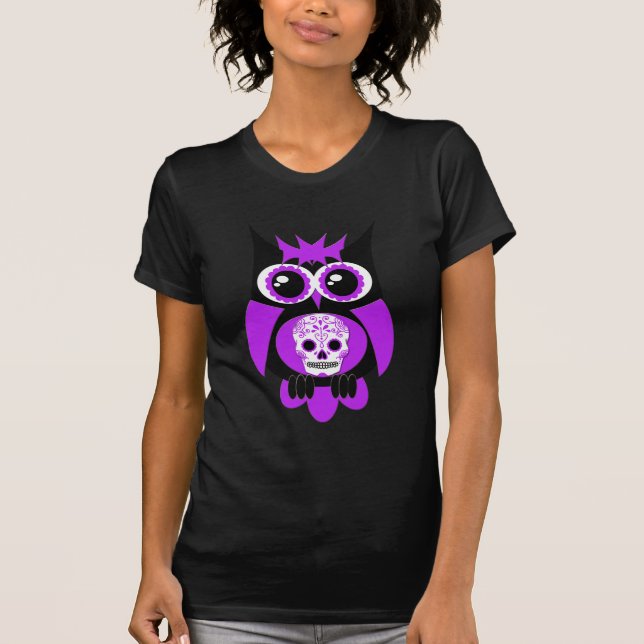 T-shirts Coruja Púrpura (Frente)