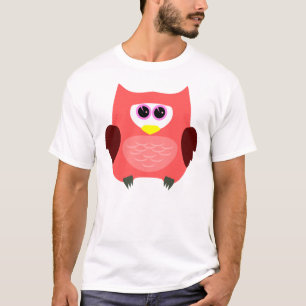 T-shirts Coruja. T-camisa