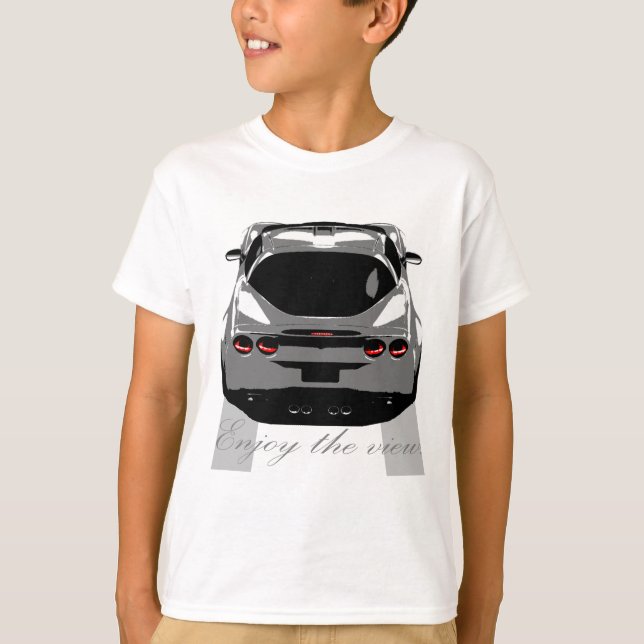 T-shirts Corveta "aprecia a vista. " (Frente)
