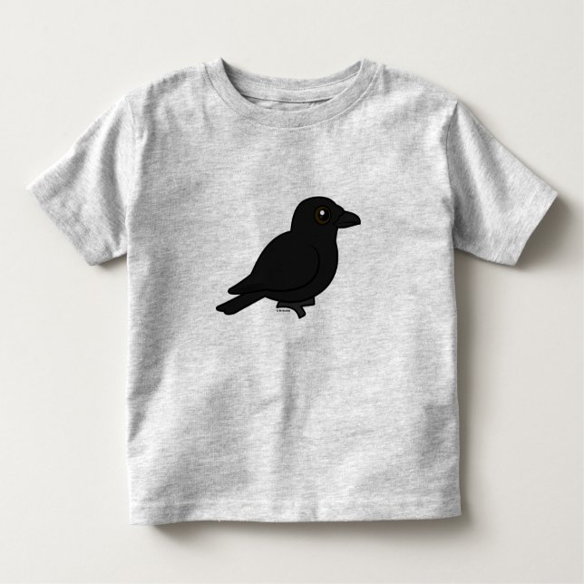 T-shirts Corvo americano de Birdorable (Frente)