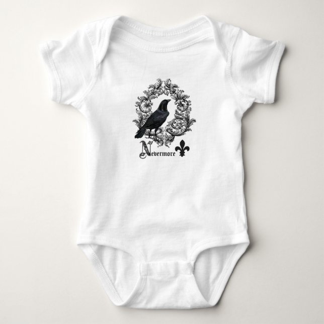T-shirts corvo preto-de-halloween (Frente)