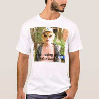 T-shirts cory W, não vou tirar meus óculos