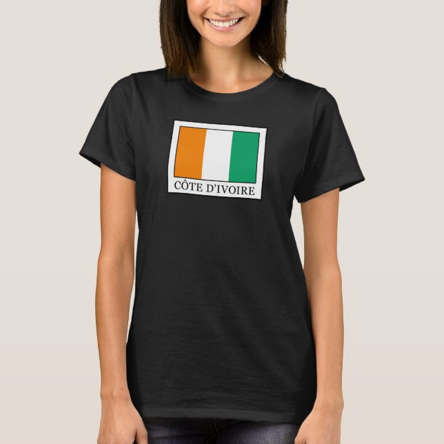 T-shirts Costa do Marfim (Frente)