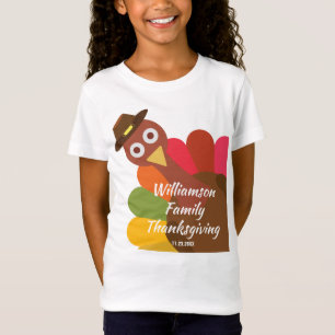 T-shirts Costume de harmonização da família de Turquia d