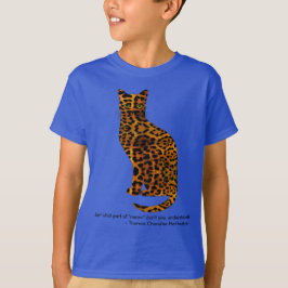 T-shirts Cota de leopardo de gato - miau