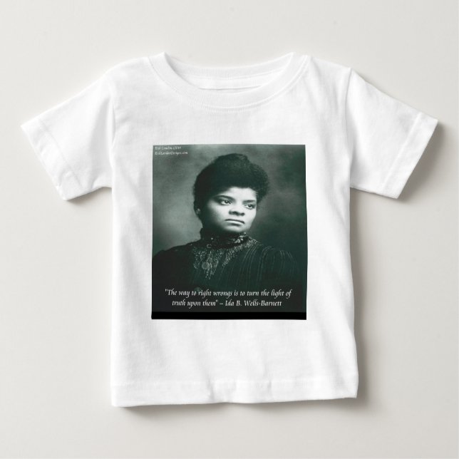 T-shirts Cotação Ida B Wells & Verdade (Frente)