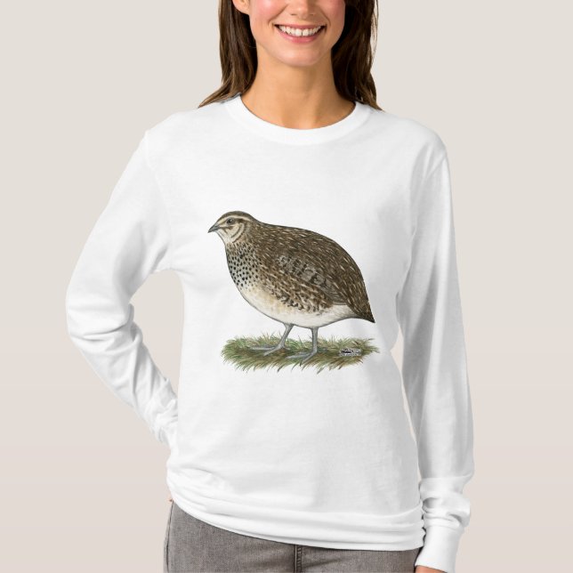 T-shirts Coturnix Quail Hen (Frente)