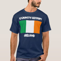 County Leitrim, Irlanda com pavilhão irlandês