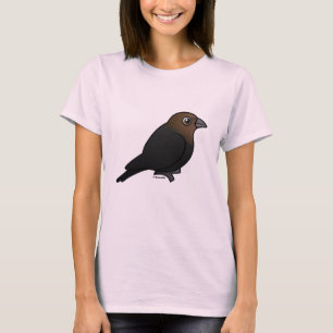 T-shirts Cowbird de cabeça castanha