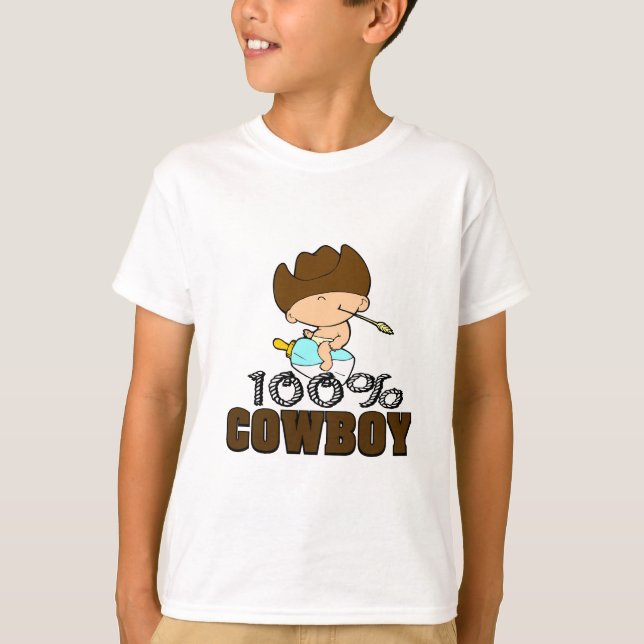 T-shirts Cowboy 100% (Frente)