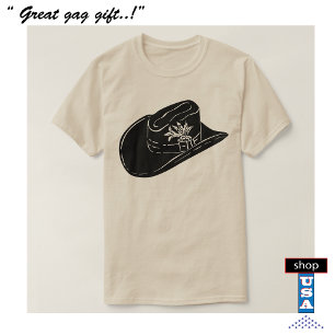T-shirts Cowboy Stetson Hat Shirt 🤠 Western Style Rodeo