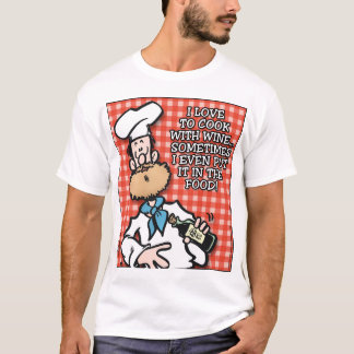 T-shirts Cozinhar Com Vinho